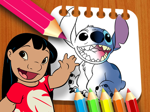 Lilo and Stitch Coloring Book image