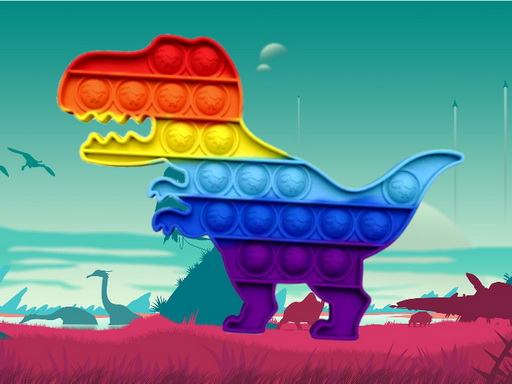 Dinosaur Pop It Jigsaw image
